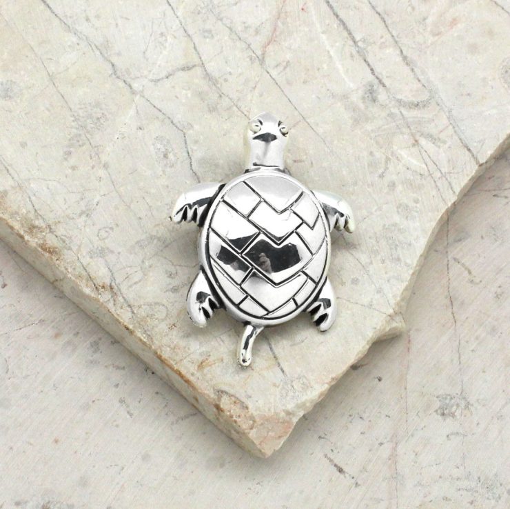 A photo of the Telling Turtle Pendant product