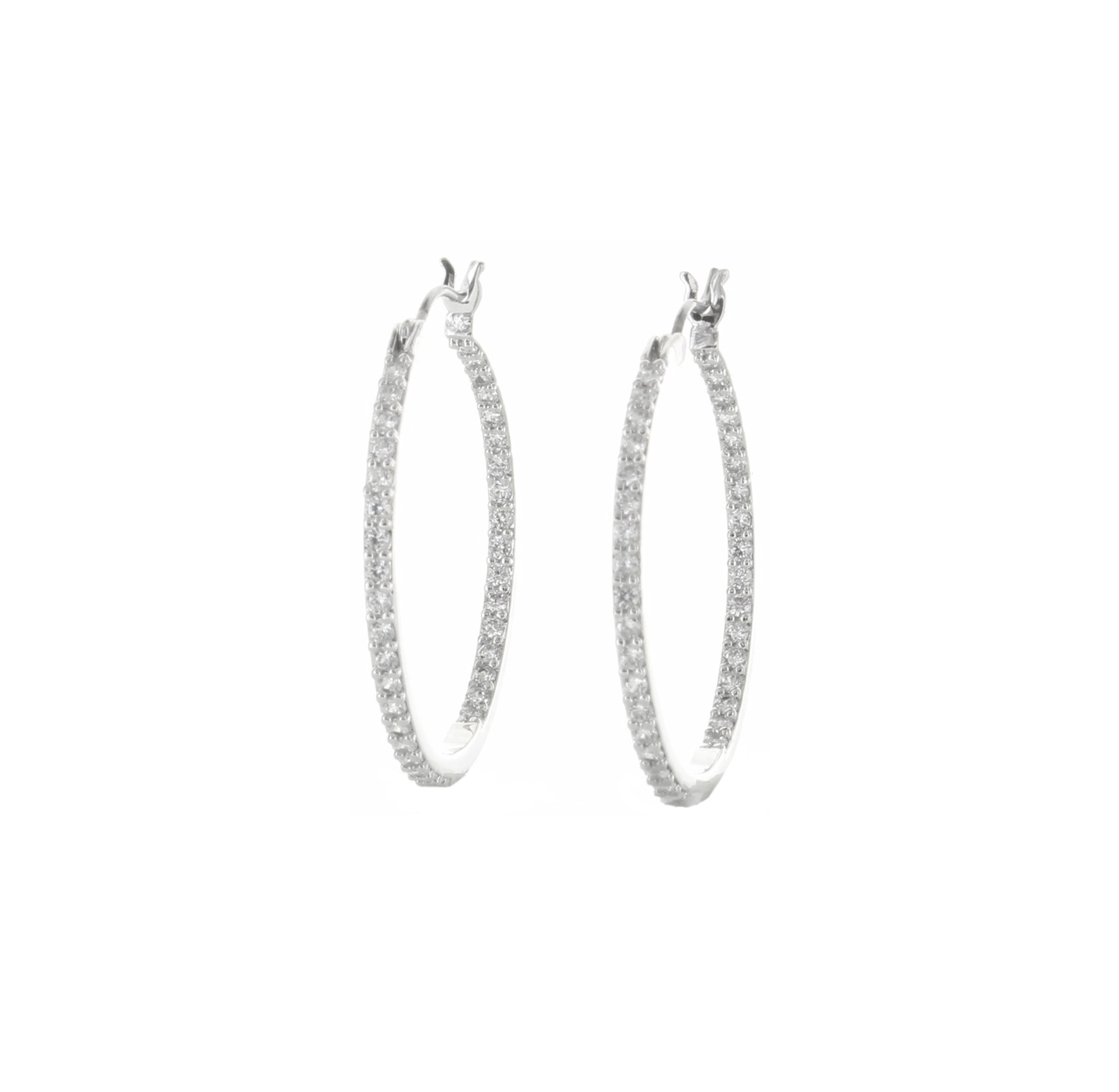 CZ Classy Hoops Best of Everything Online Shopping