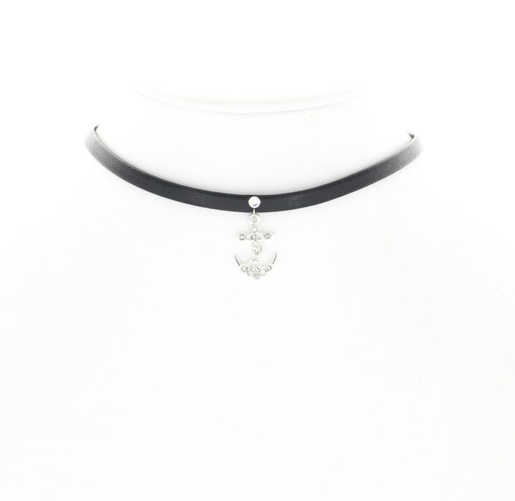 A photo of the Heart Charm Choker product