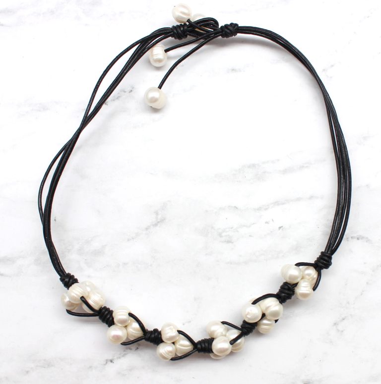 Pearls On A Cord Necklace - Best of Everything | Online Shopping
