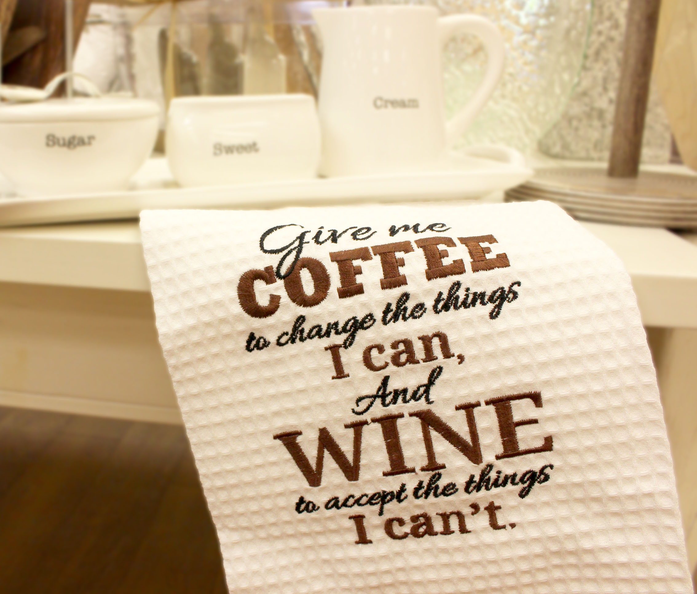 wine kitchen towels