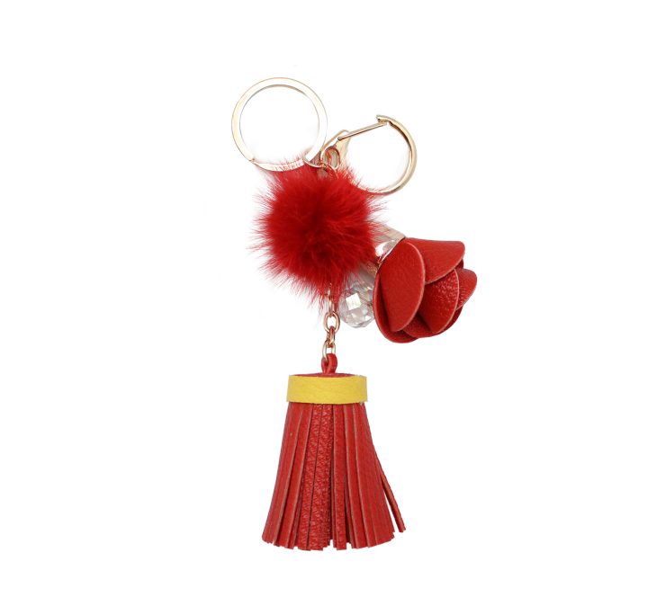 A photo of the Rose Tassel Keychain product