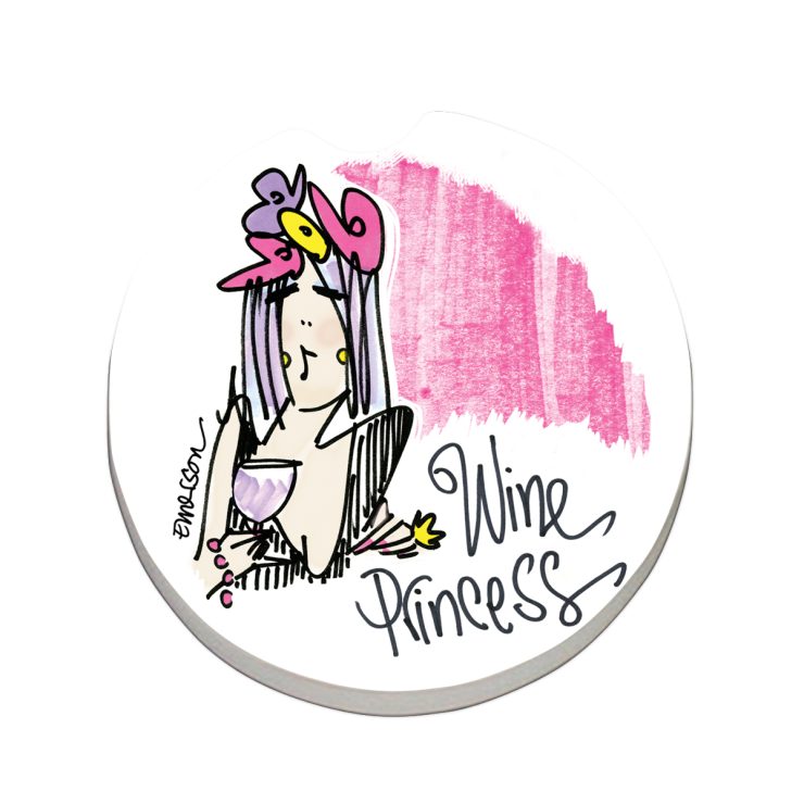 A photo of the "Wine Princes" Car Coaster product
