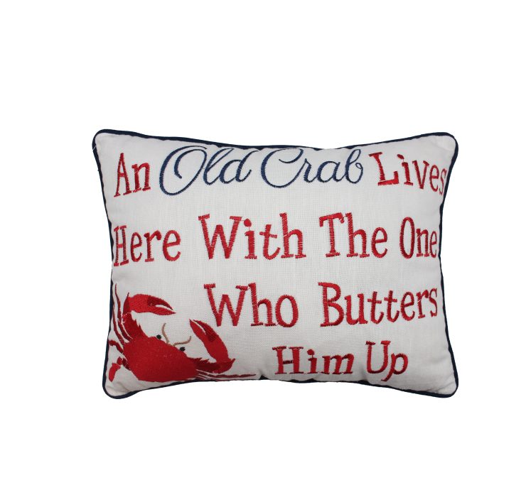 A photo of the Old Crab Pillow product
