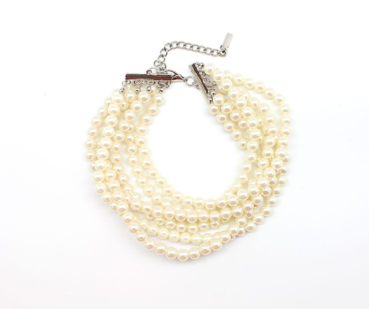 A photo of the Layered Pearl Choker product