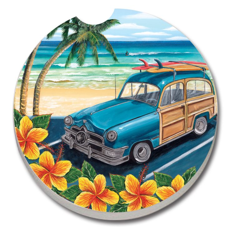 A photo of the Beach Classic Car Coaster product