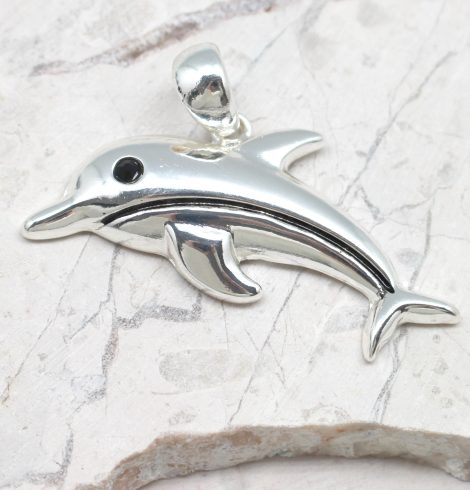 A photo of the Large Dolphin Pendant product