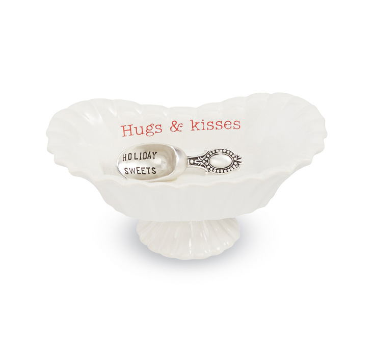 A photo of the Hugs & Kisses Candy Dish Set product