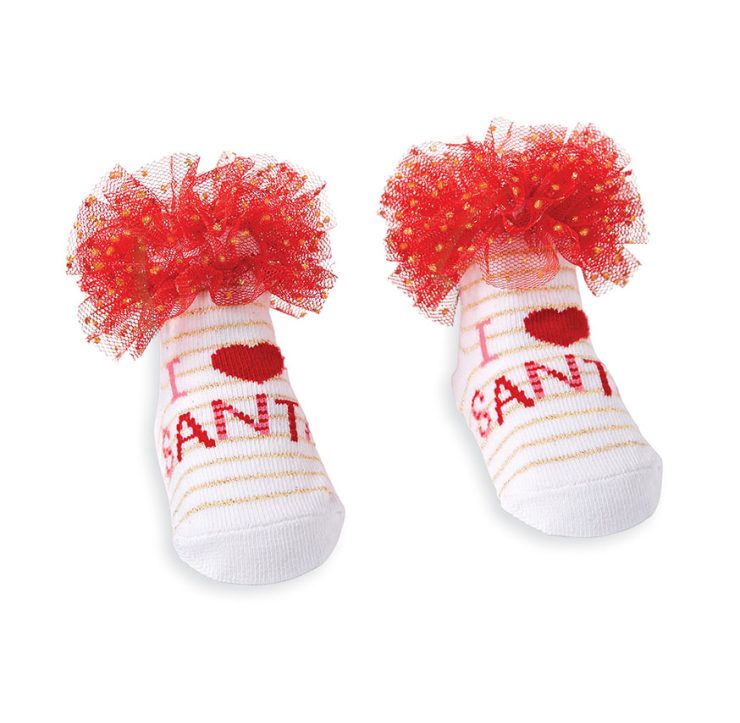 A photo of the I Love Santa Socks product