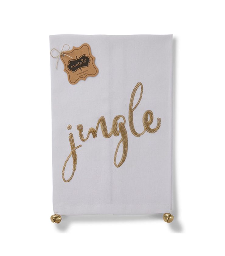 A photo of the Jingle Sequin Towel product