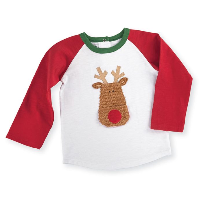 A photo of the Open Mouth Reindeer T-Shirt product