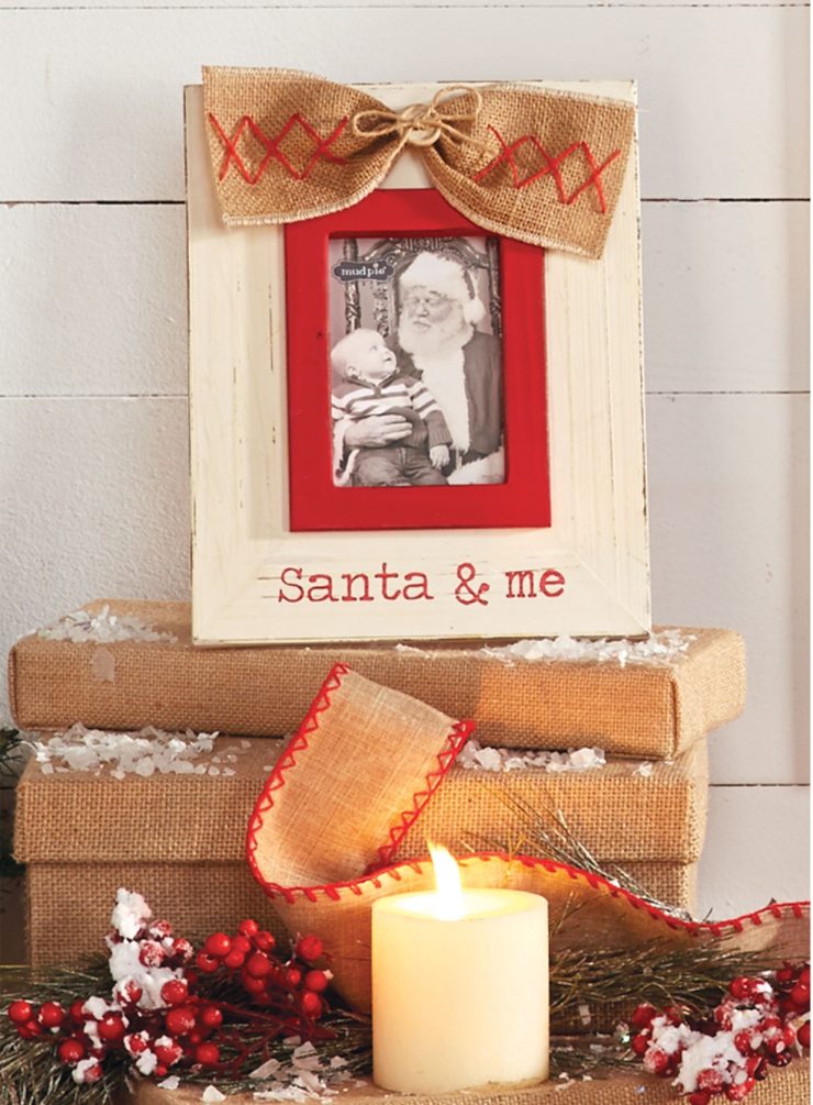 A photo of the Santa & Me Wood Frame product