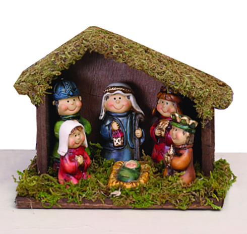 A photo of the Wooden Nativity Scene product