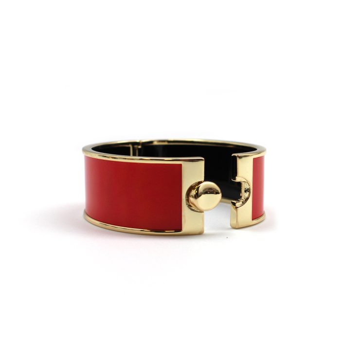 A photo of the Coral & Gold Cuff product