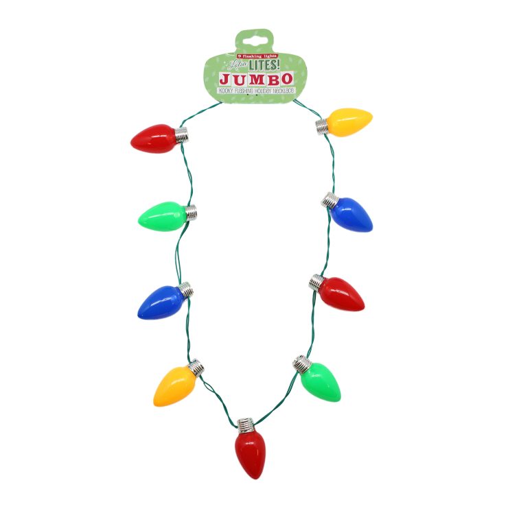 A photo of the Jumbo Christmas Lights Necklace product