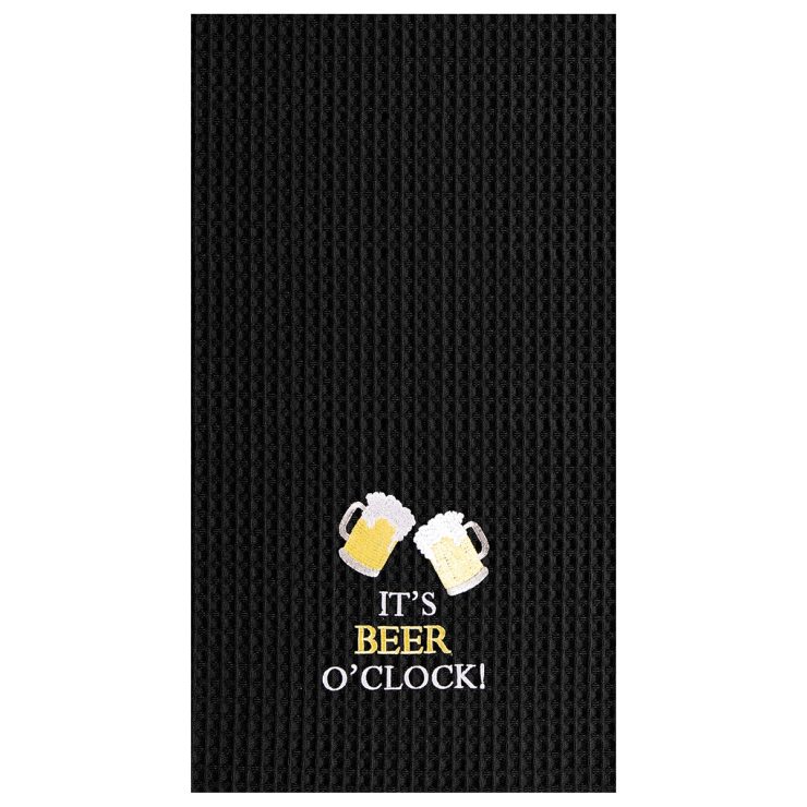 A photo of the It's Beer O' Clock Kitchen Towel product