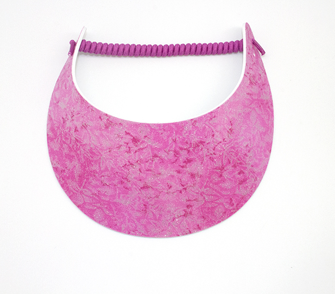 A photo of the Messy Pink Visor product