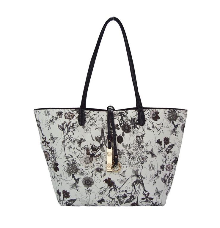 A photo of the Black Garden Reversible Tote product
