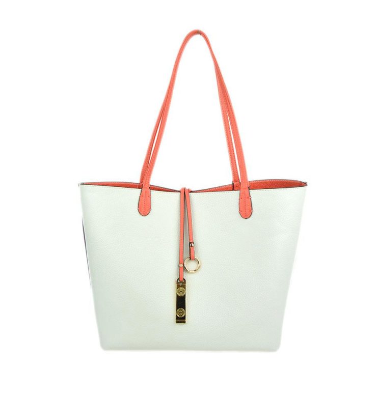 A photo of the Coral & Ivory Reversible Tote product