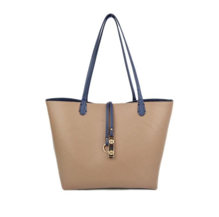 A photo of the Navy & Khaki Reversible Tote product
