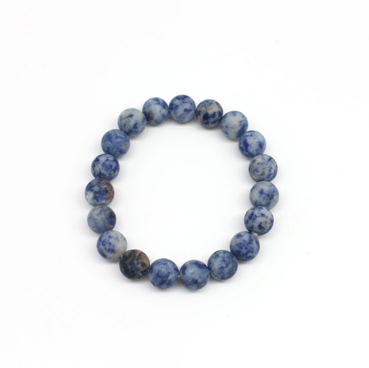 A photo of the Natural Stone Matte Beads Bracelet product