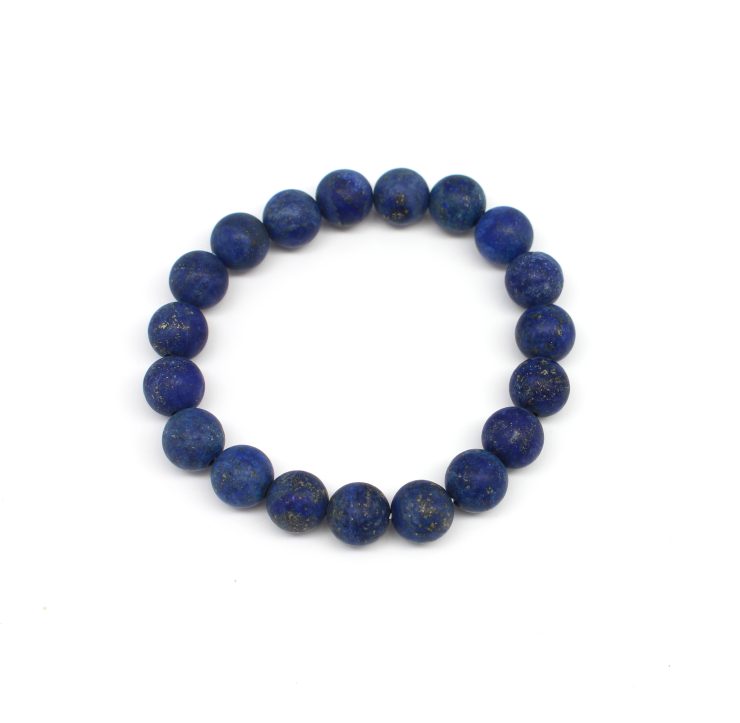 A photo of the Natural Stone Matte Beads Bracelet product