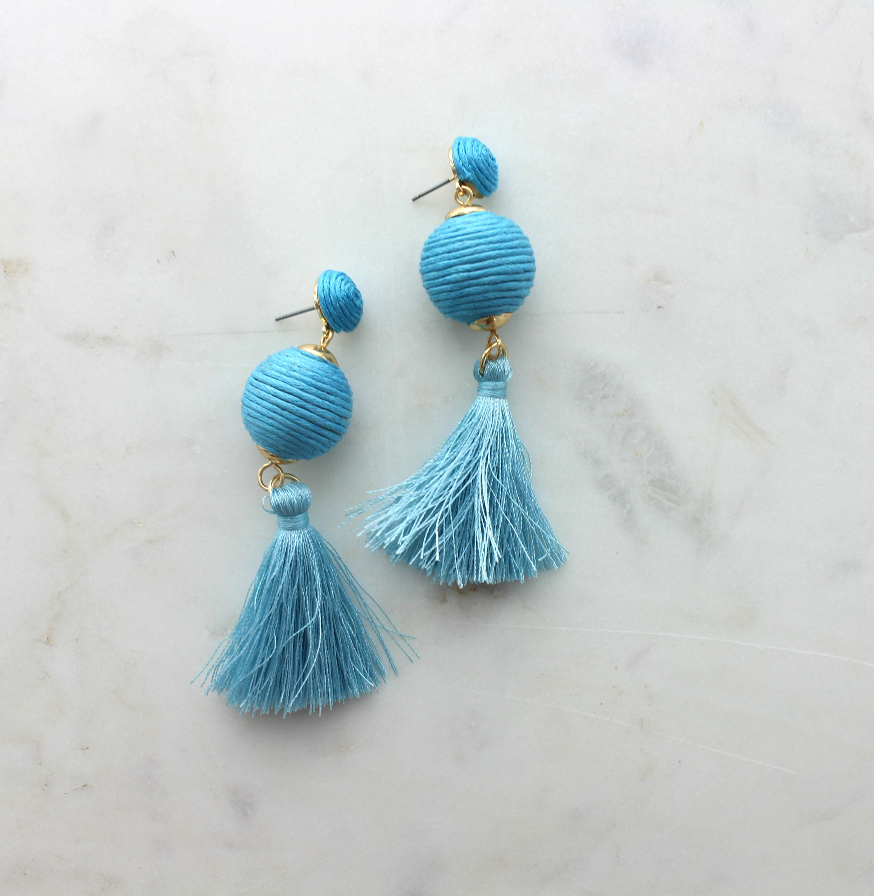Thread Wrap & Tassel Earrings Best of Everything Online Shopping