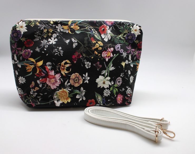 A photo of the Tropical Garden & White Reversible Tote product