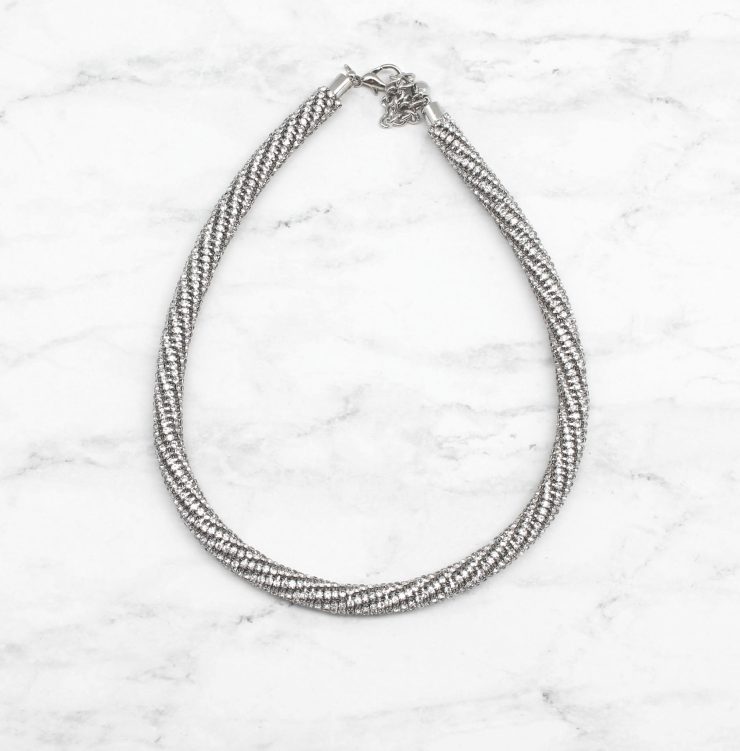 A photo of the Elegant Rhinestone Necklace product