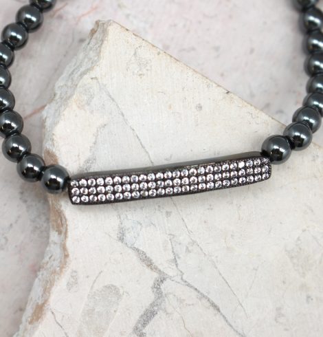 A photo of the Metal Beaded Bracelet product