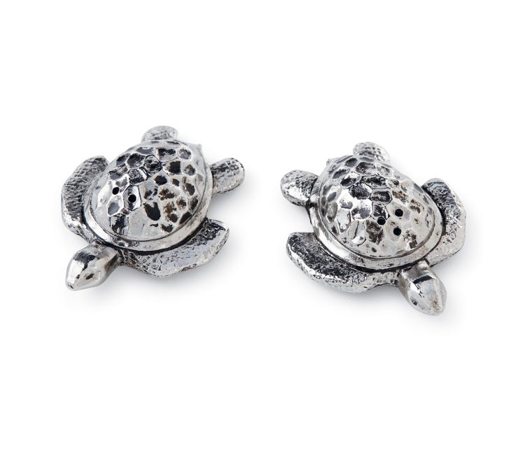 A photo of the Metal Turtle Salt & Pepper Set product