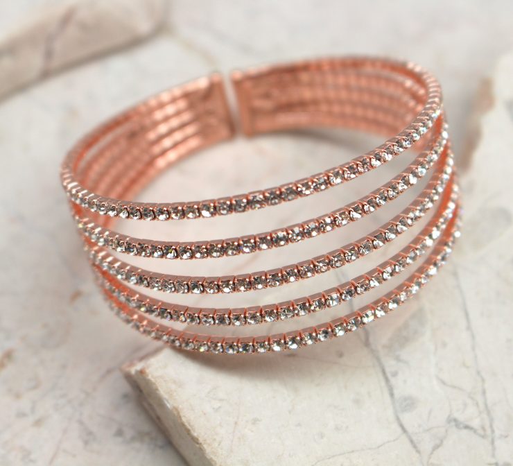 A photo of the Rose Gold Stretch Cuff product