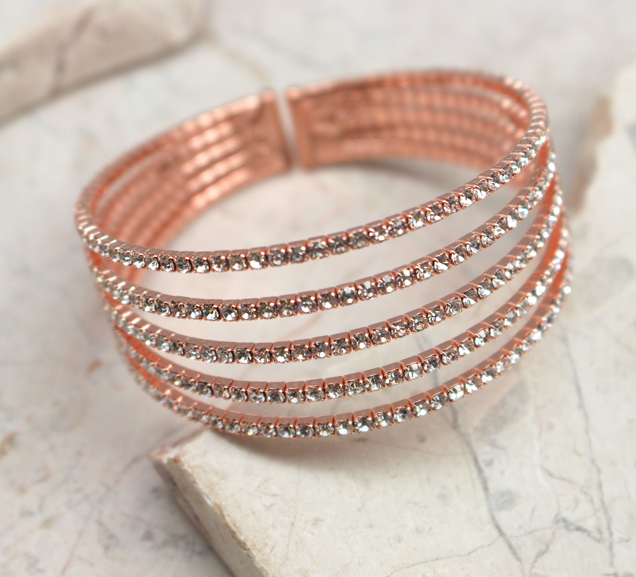 Rose Gold Stretch Cuff Best of Everything Online Shopping