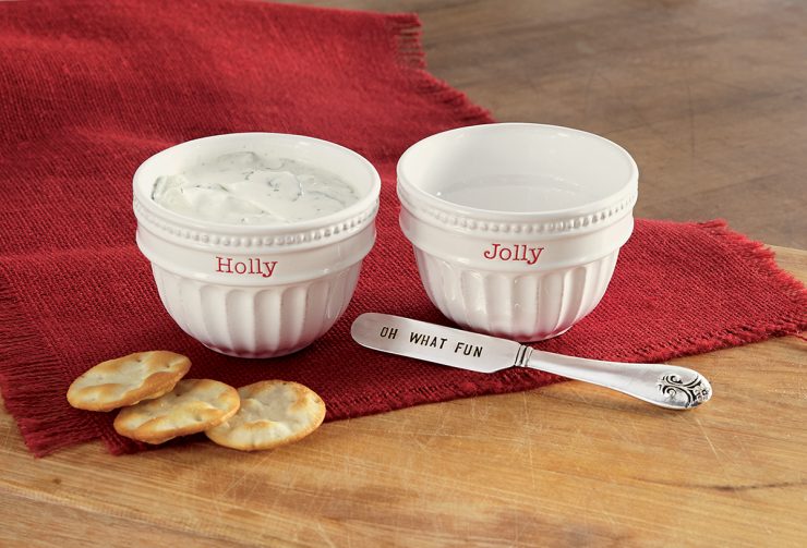 A photo of the Christmas Stacked Dip Cup Set product