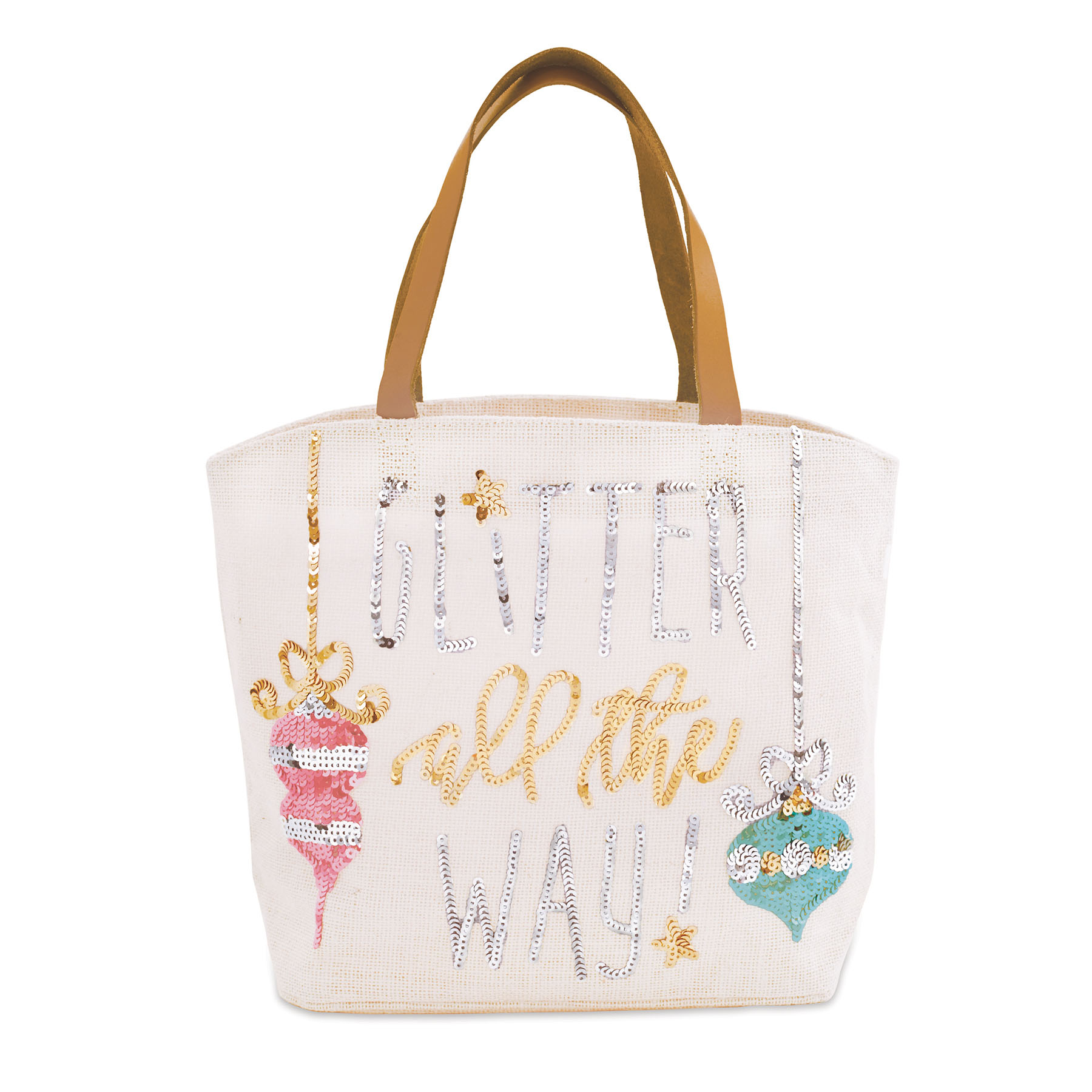 sparkly tote