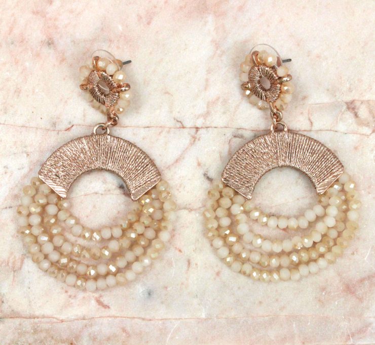 A photo of the Ring Of Sparkle Earrings product