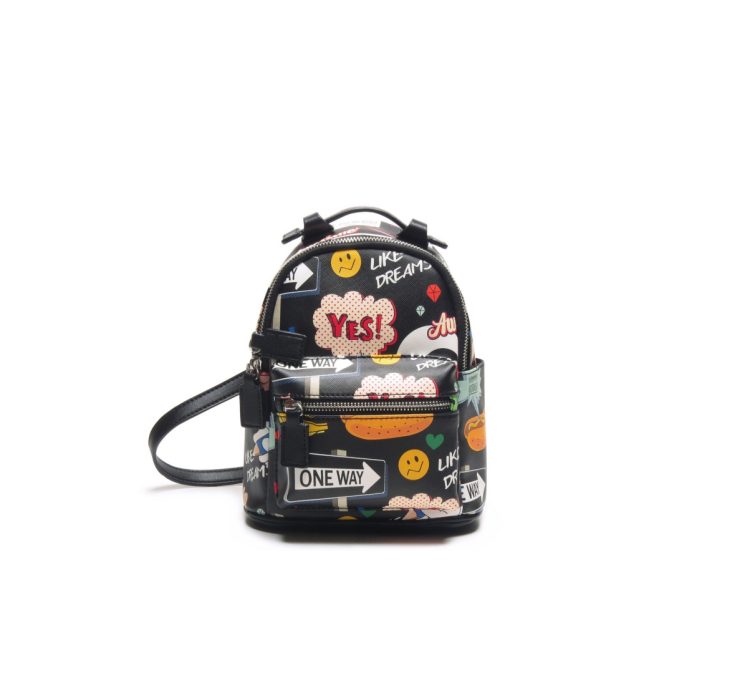 A photo of the Vintage Cartoon Chic Backpack product