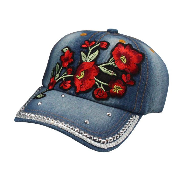 A photo of the A Bed of Roses Baseball Cap product
