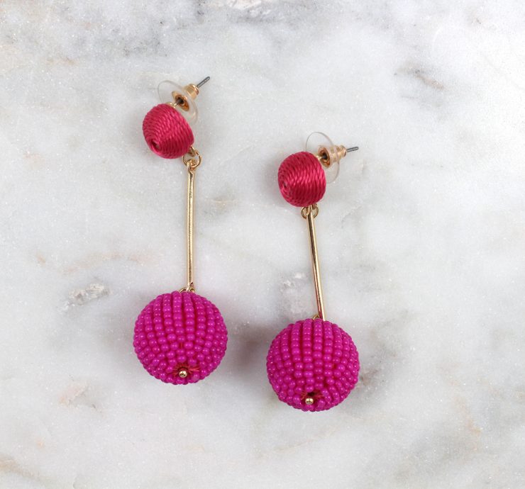 A photo of the Sassy Seed Bead Earrings product