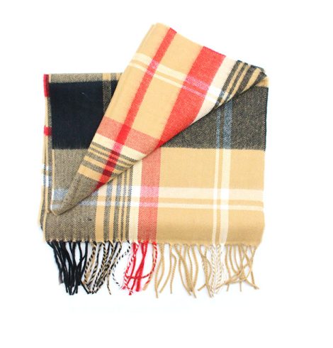 A photo of the Tan Cashmere Feel Scarf product
