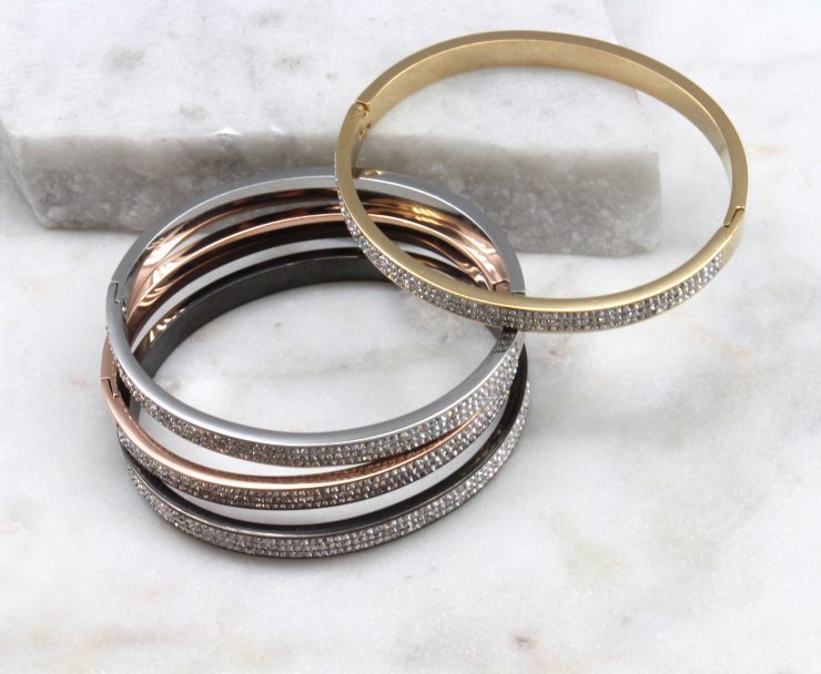 A photo of the Simply Delicate Stainless Steel Bangle product