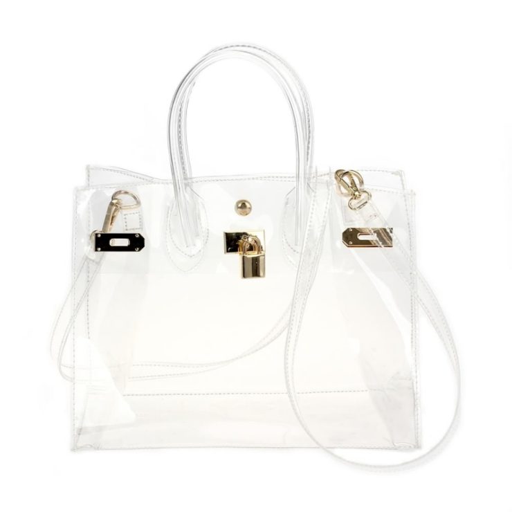 A photo of the Clear Satchel product
