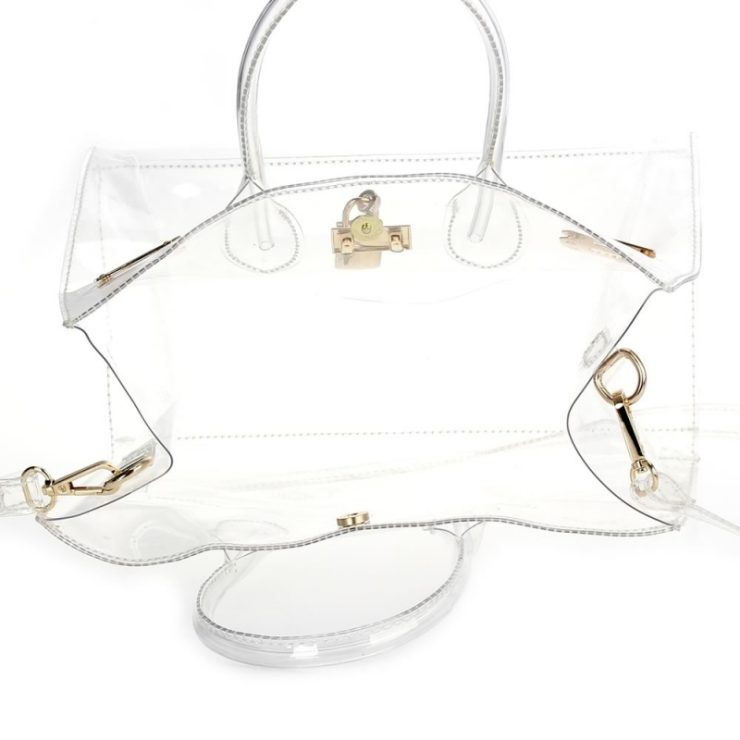 A photo of the Clear Satchel product
