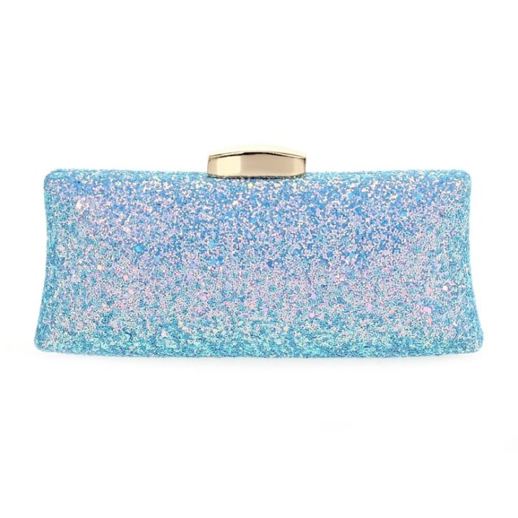 A photo of the Glitter Galaxy Evening Clutch product