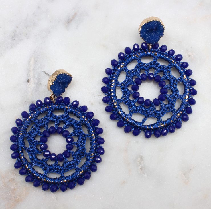 A photo of the Crochet Fashion Earrings product