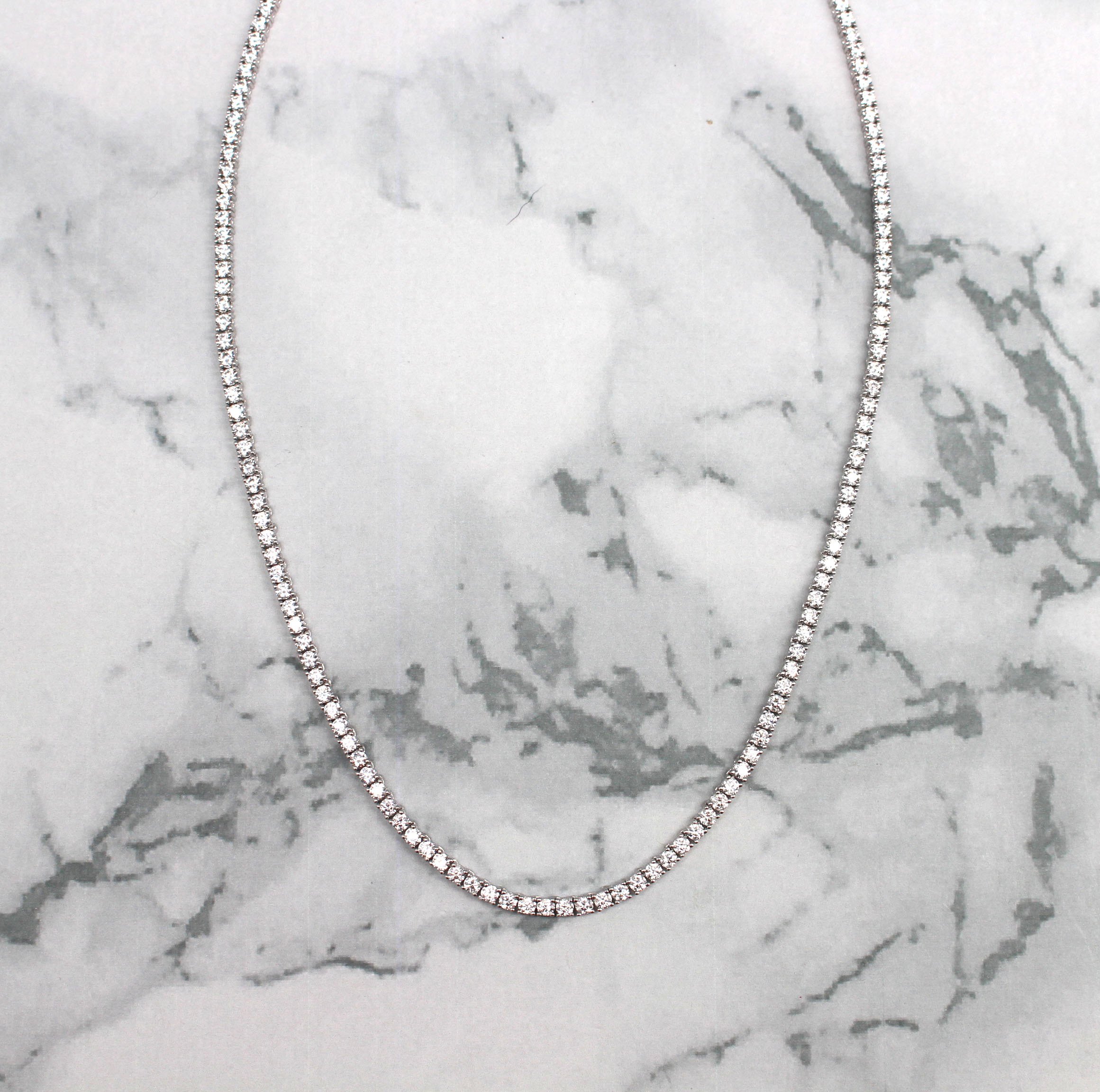 Classic Cubic Zirconia Necklace - Best of Everything | Online Shopping