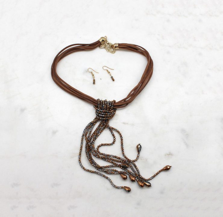 A photo of the In Your World Cord Necklace product