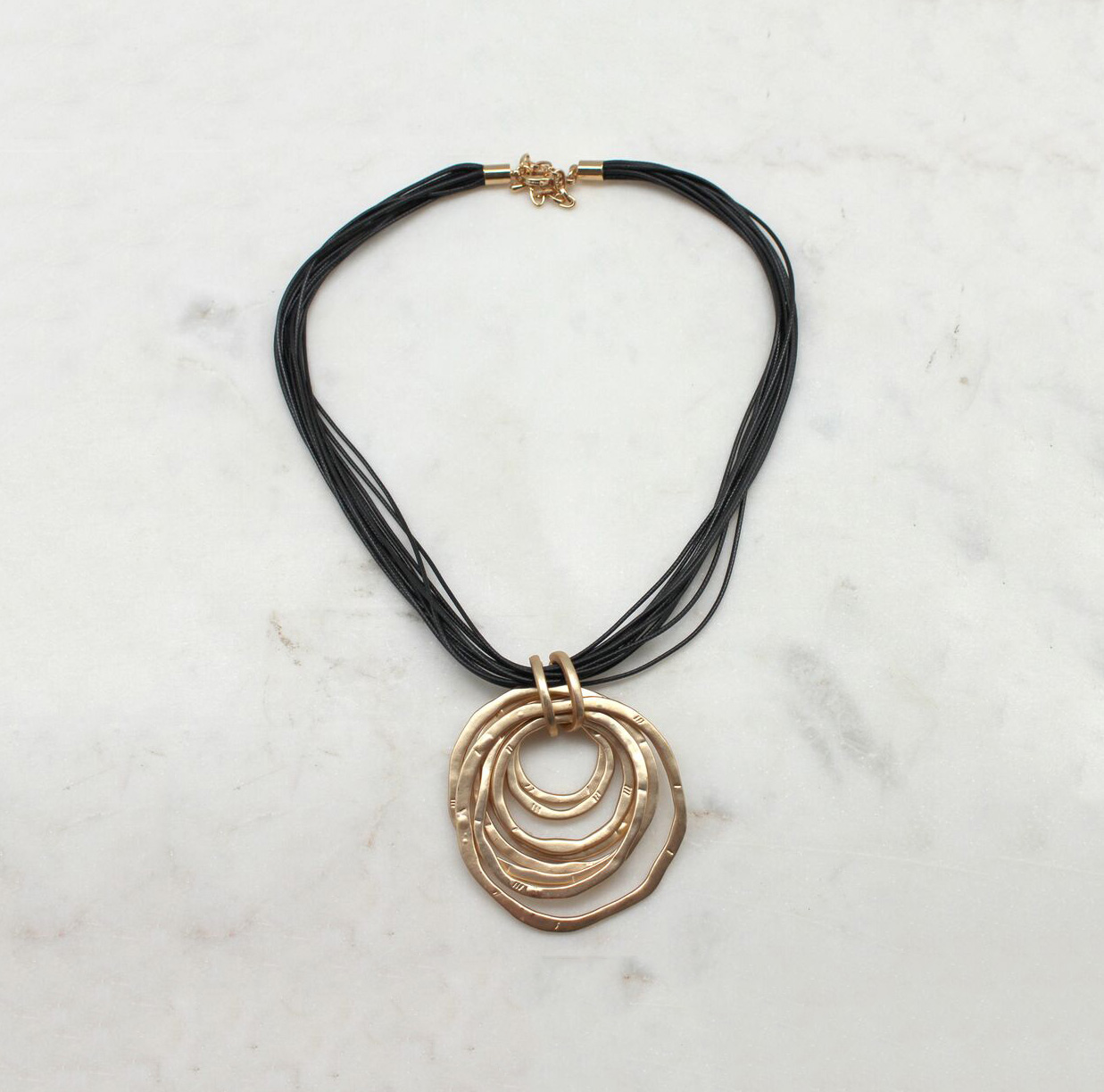 Ring It On Cord Necklace - Best of Everything | Online Shopping
