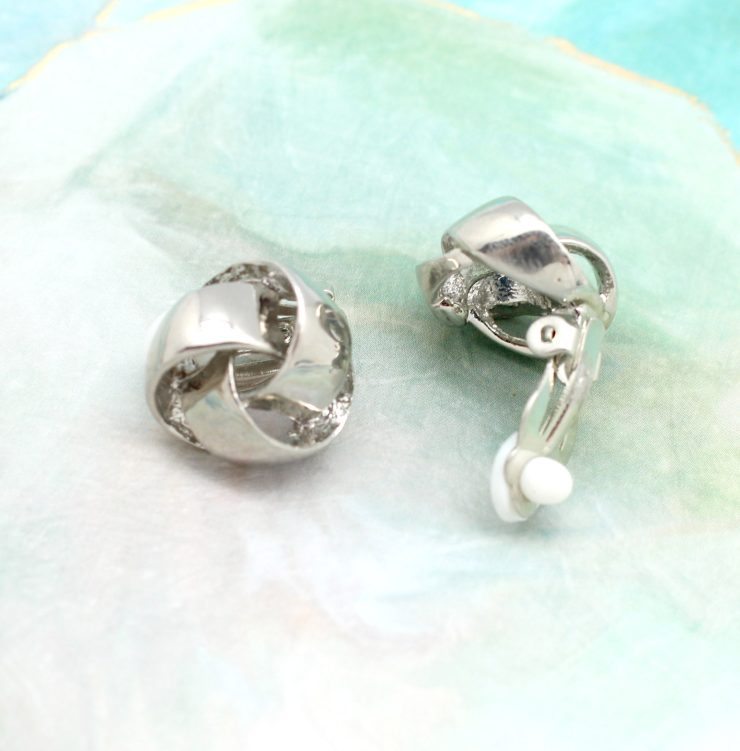A photo of the All Knotted Up Clip-On Earrings product