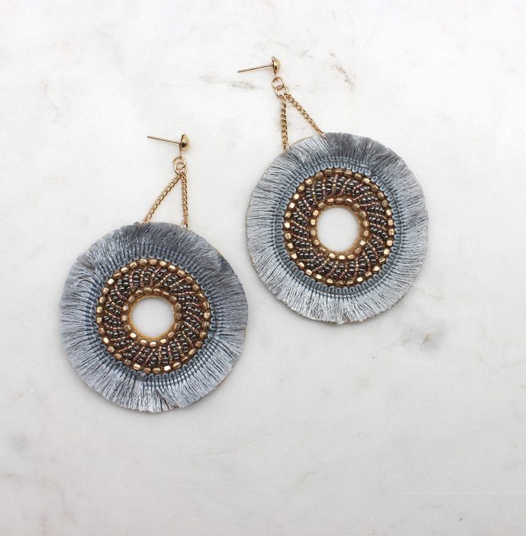 A photo of the Beaded To Perfection Earrings product